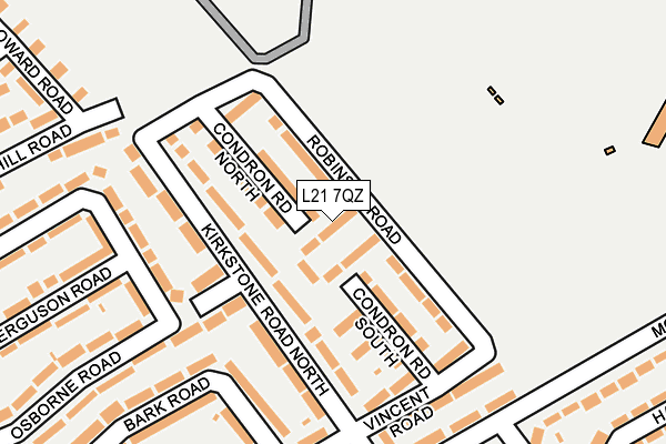 L21 7QZ map - OS OpenMap – Local (Ordnance Survey) L21 7QZ map - OS OpenMap – Local (Ordnance Survey)