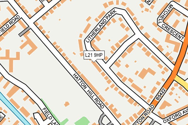 L21 9HP map - OS OpenMap – Local (Ordnance Survey) L21 9HP map - OS OpenMap – Local (Ordnance Survey)