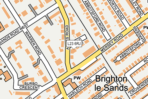 L23 6RJ map - OS OpenMap – Local (Ordnance Survey) L23 6RJ map - OS OpenMap – Local (Ordnance Survey)