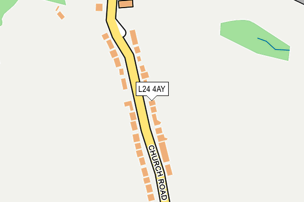 L24 4AY map - OS OpenMap – Local (Ordnance Survey) L24 4AY map - OS OpenMap – Local (Ordnance Survey)