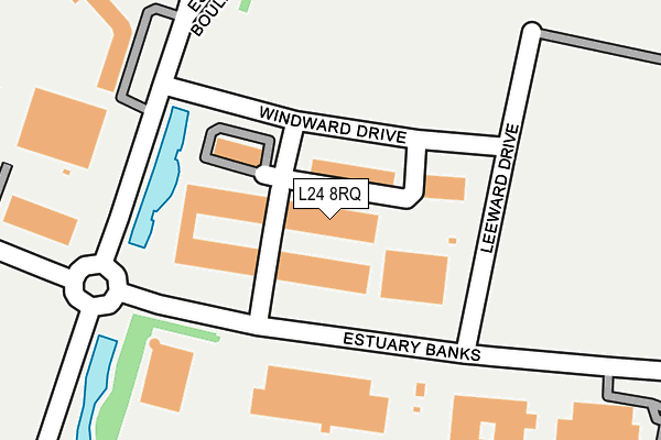 L24 8RQ map - OS OpenMap – Local (Ordnance Survey) L24 8RQ map - OS OpenMap – Local (Ordnance Survey)