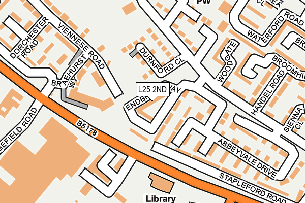 L25 2ND map - OS OpenMap – Local (Ordnance Survey) L25 2ND map - OS OpenMap – Local (Ordnance Survey)