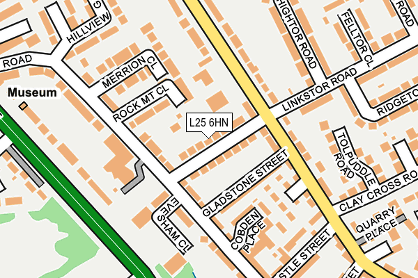 L25 6HN map - OS OpenMap – Local (Ordnance Survey) L25 6HN map - OS OpenMap – Local (Ordnance Survey)
