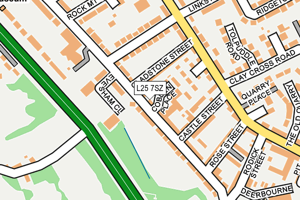 L25 7SZ map - OS OpenMap – Local (Ordnance Survey) L25 7SZ map - OS OpenMap – Local (Ordnance Survey)