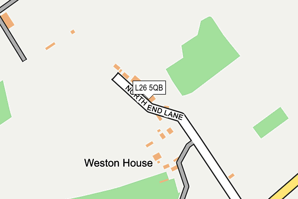 L26 5QB map - OS OpenMap – Local (Ordnance Survey) L26 5QB map - OS OpenMap – Local (Ordnance Survey)
