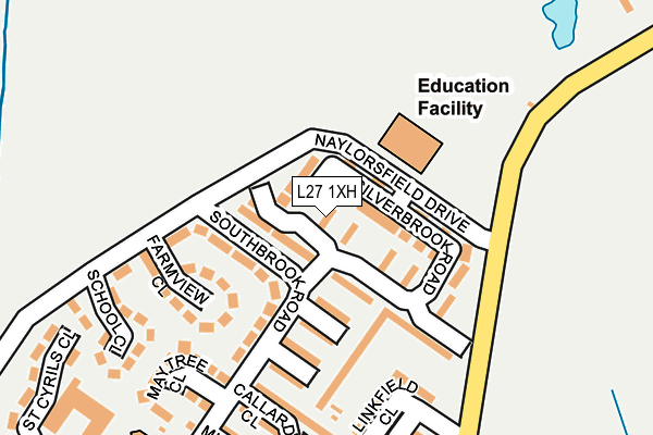 L27 1XH map - OS OpenMap – Local (Ordnance Survey) L27 1XH map - OS OpenMap – Local (Ordnance Survey)