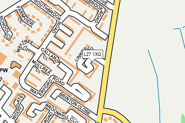 L27 1XQ map - OS OpenMap – Local (Ordnance Survey) L27 1XQ map - OS OpenMap – Local (Ordnance Survey)