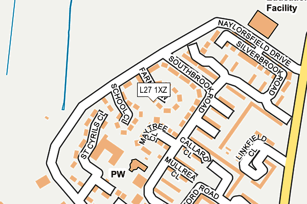 L27 1XZ map - OS OpenMap – Local (Ordnance Survey) L27 1XZ map - OS OpenMap – Local (Ordnance Survey)