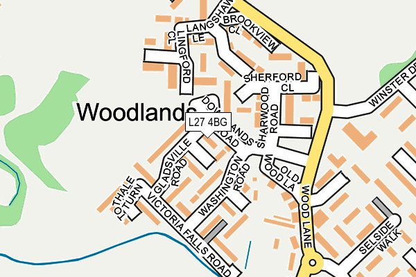 L27 4BG map - OS OpenMap – Local (Ordnance Survey) L27 4BG map - OS OpenMap – Local (Ordnance Survey)