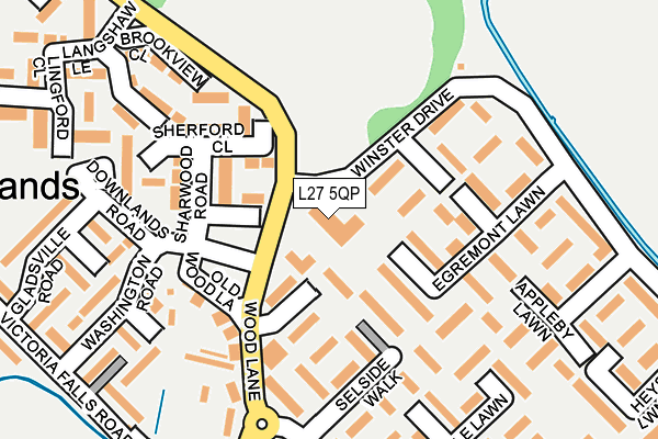 L27 5QP map - OS OpenMap – Local (Ordnance Survey) L27 5QP map - OS OpenMap – Local (Ordnance Survey)