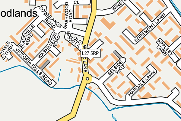 L27 5RP map - OS OpenMap – Local (Ordnance Survey) L27 5RP map - OS OpenMap – Local (Ordnance Survey)