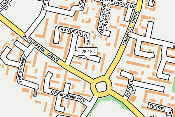 L28 1SD map - OS OpenMap – Local (Ordnance Survey) L28 1SD map - OS OpenMap – Local (Ordnance Survey)