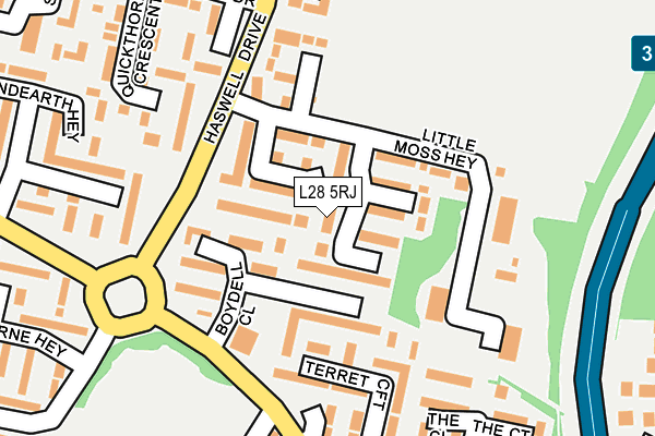 L28 5RJ map - OS OpenMap – Local (Ordnance Survey) L28 5RJ map - OS OpenMap – Local (Ordnance Survey)