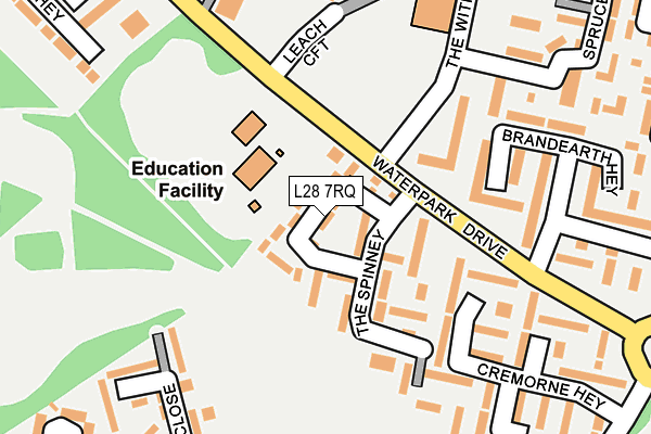 L28 7RQ map - OS OpenMap – Local (Ordnance Survey) L28 7RQ map - OS OpenMap – Local (Ordnance Survey)