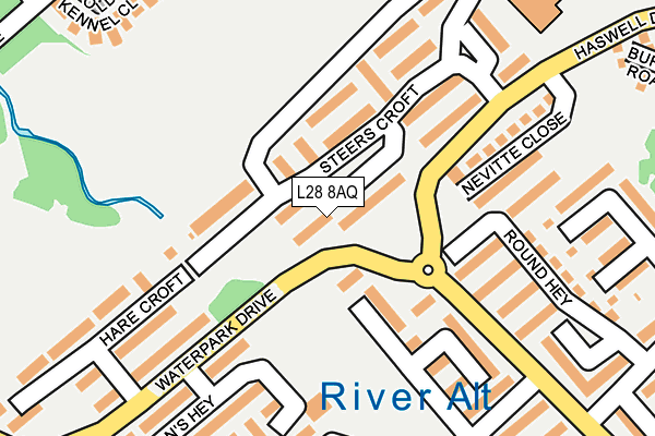 L28 8AQ map - OS OpenMap – Local (Ordnance Survey) L28 8AQ map - OS OpenMap – Local (Ordnance Survey)