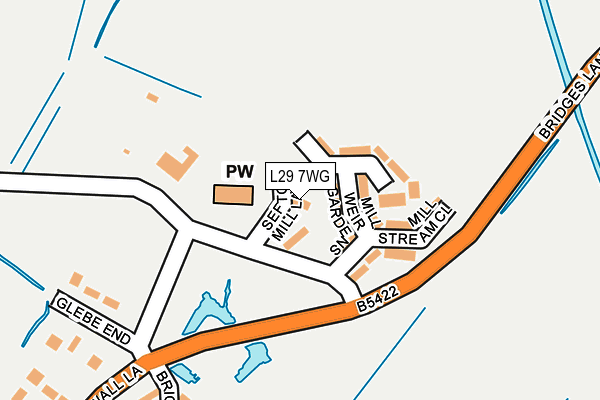 L29 7WG map - OS OpenMap – Local (Ordnance Survey) L29 7WG map - OS OpenMap – Local (Ordnance Survey)