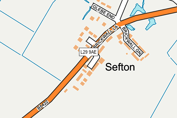 L29 9AE map - OS OpenMap – Local (Ordnance Survey) L29 9AE map - OS OpenMap – Local (Ordnance Survey)
