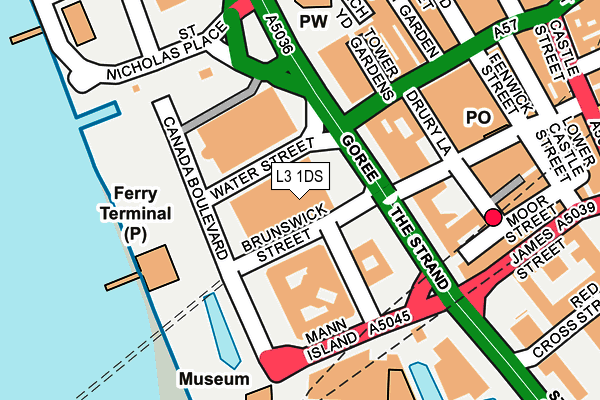 L3 1DS map - OS OpenMap – Local (Ordnance Survey) L3 1DS map - OS OpenMap – Local (Ordnance Survey)