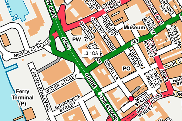 L3 1QA map - OS OpenMap – Local (Ordnance Survey) L3 1QA map - OS OpenMap – Local (Ordnance Survey)