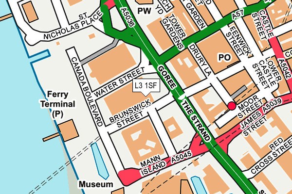 L3 1SF map - OS OpenMap – Local (Ordnance Survey)