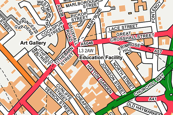 L3 2AW map - OS OpenMap – Local (Ordnance Survey) L3 2AW map - OS OpenMap – Local (Ordnance Survey)