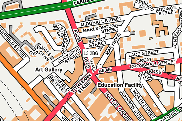 L3 2BG map - OS OpenMap – Local (Ordnance Survey) L3 2BG map - OS OpenMap – Local (Ordnance Survey)