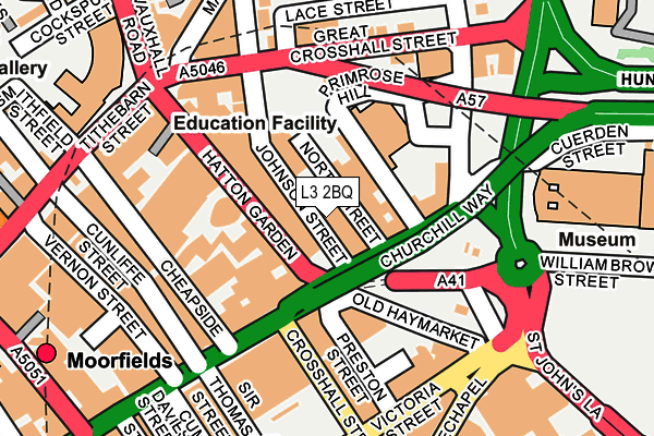 L3 2BQ map - OS OpenMap – Local (Ordnance Survey) L3 2BQ map - OS OpenMap – Local (Ordnance Survey)