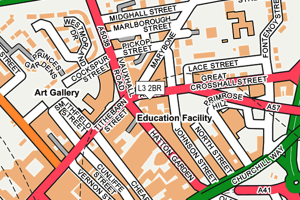 L3 2BR map - OS OpenMap – Local (Ordnance Survey) L3 2BR map - OS OpenMap – Local (Ordnance Survey)