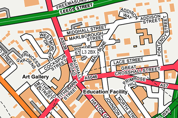L3 2BX map - OS OpenMap – Local (Ordnance Survey) L3 2BX map - OS OpenMap – Local (Ordnance Survey)