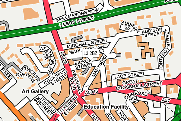 L3 2BZ map - OS OpenMap – Local (Ordnance Survey) L3 2BZ map - OS OpenMap – Local (Ordnance Survey)