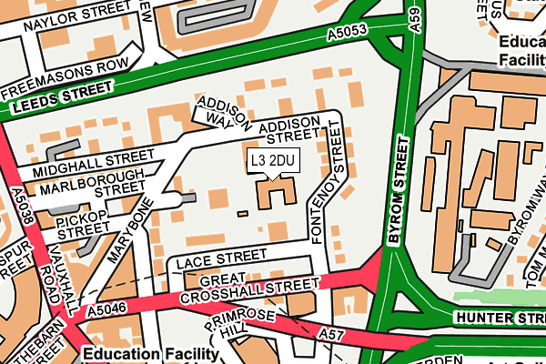 L3 2DU map - OS OpenMap – Local (Ordnance Survey) L3 2DU map - OS OpenMap – Local (Ordnance Survey)