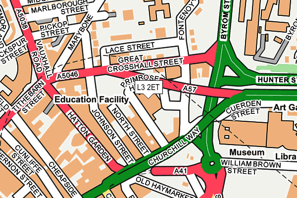 L3 2ET map - OS OpenMap – Local (Ordnance Survey)