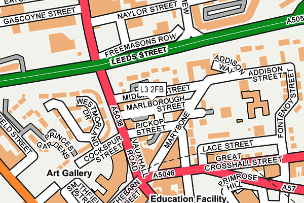 L3 2FB map - OS OpenMap – Local (Ordnance Survey) L3 2FB map - OS OpenMap – Local (Ordnance Survey)