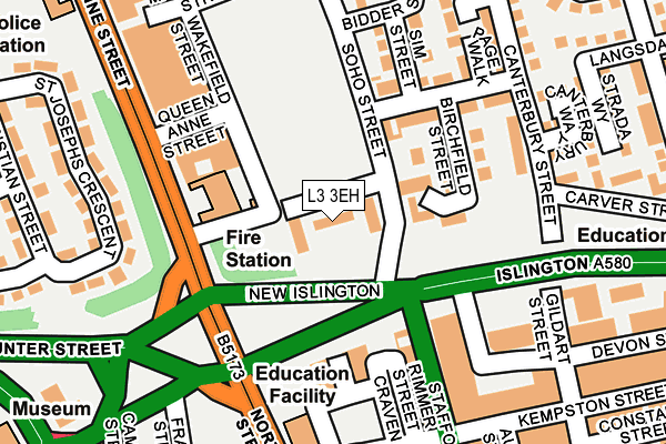 L3 3EH map - OS OpenMap – Local (Ordnance Survey) L3 3EH map - OS OpenMap – Local (Ordnance Survey)