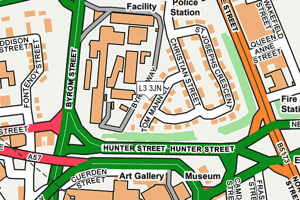 L3 3JN map - OS OpenMap – Local (Ordnance Survey) L3 3JN map - OS OpenMap – Local (Ordnance Survey)