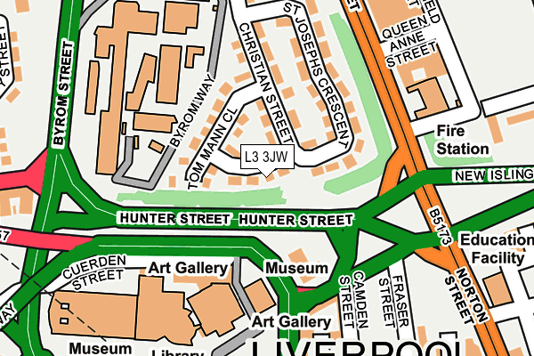 L3 3JW map - OS OpenMap – Local (Ordnance Survey) L3 3JW map - OS OpenMap – Local (Ordnance Survey)