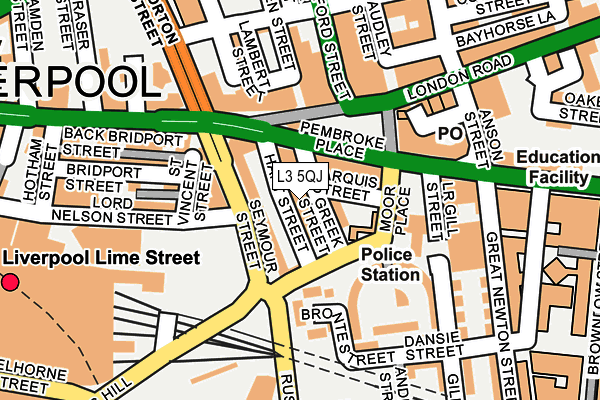 L3 5QJ map - OS OpenMap – Local (Ordnance Survey) L3 5QJ map - OS OpenMap – Local (Ordnance Survey)