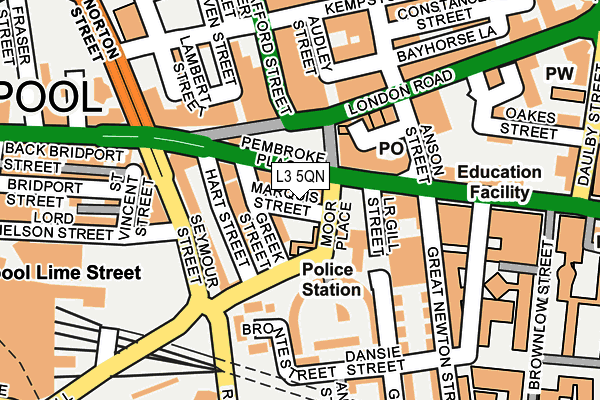 L3 5QN map - OS OpenMap – Local (Ordnance Survey) L3 5QN map - OS OpenMap – Local (Ordnance Survey)