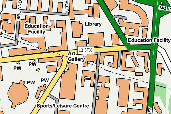L3 5TX map - OS OpenMap – Local (Ordnance Survey) L3 5TX map - OS OpenMap – Local (Ordnance Survey)