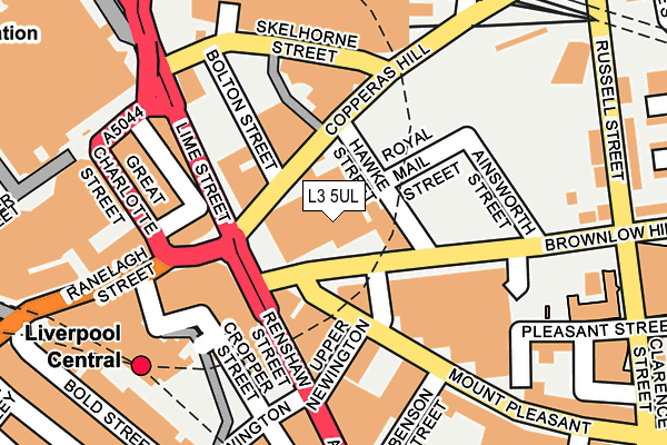L3 5UL map - OS OpenMap – Local (Ordnance Survey) L3 5UL map - OS OpenMap – Local (Ordnance Survey)