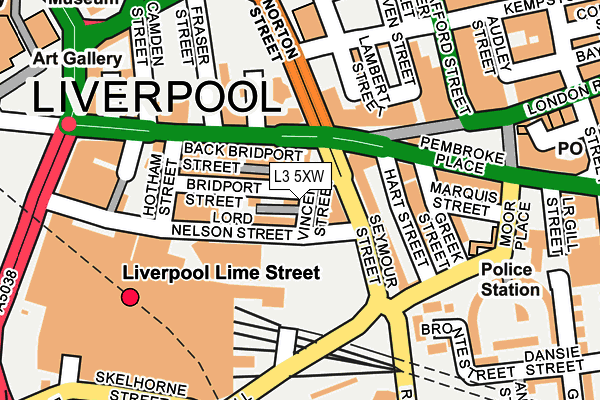 L3 5XW map - OS OpenMap – Local (Ordnance Survey) L3 5XW map - OS OpenMap – Local (Ordnance Survey)