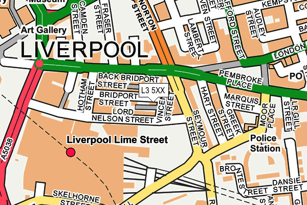 L3 5XX map - OS OpenMap – Local (Ordnance Survey)