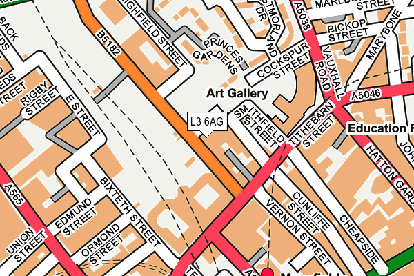 L3 6AG map - OS OpenMap – Local (Ordnance Survey) L3 6AG map - OS OpenMap – Local (Ordnance Survey)
