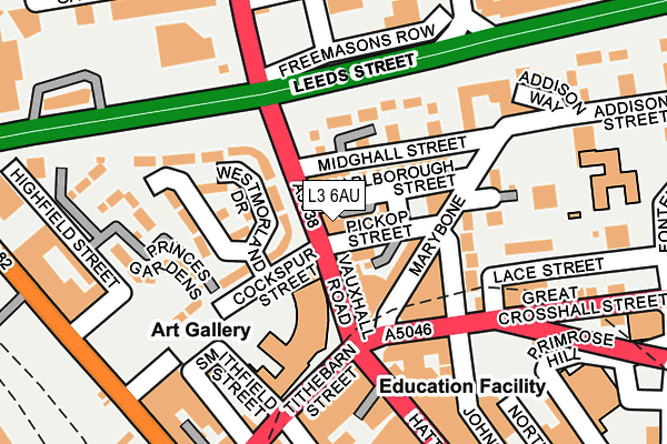 L3 6AU map - OS OpenMap – Local (Ordnance Survey) L3 6AU map - OS OpenMap – Local (Ordnance Survey)