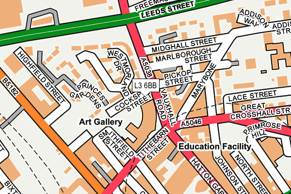 L3 6BB map - OS OpenMap – Local (Ordnance Survey) L3 6BB map - OS OpenMap – Local (Ordnance Survey)