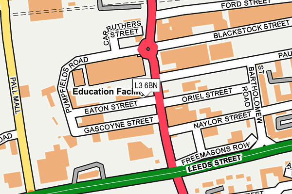 L3 6BN map - OS OpenMap – Local (Ordnance Survey) L3 6BN map - OS OpenMap – Local (Ordnance Survey)