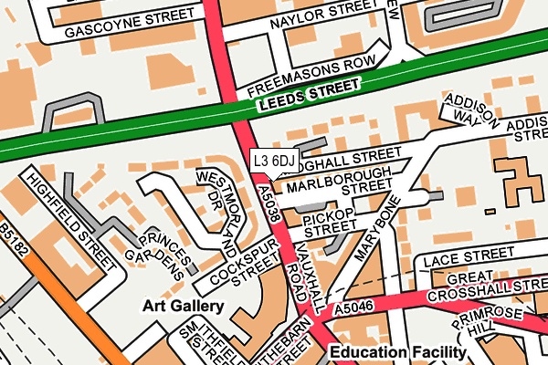 L3 6DJ map - OS OpenMap – Local (Ordnance Survey) L3 6DJ map - OS OpenMap – Local (Ordnance Survey)