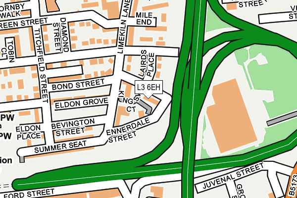 L3 6EH map - OS OpenMap – Local (Ordnance Survey)