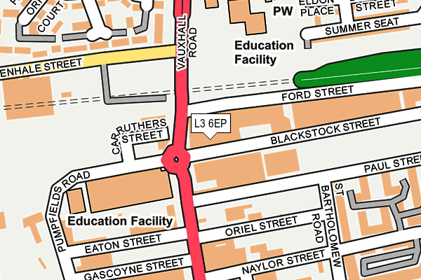 L3 6EP map - OS OpenMap – Local (Ordnance Survey) L3 6EP map - OS OpenMap – Local (Ordnance Survey)