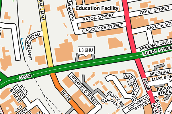 L3 6HU map - OS OpenMap – Local (Ordnance Survey) L3 6HU map - OS OpenMap – Local (Ordnance Survey)